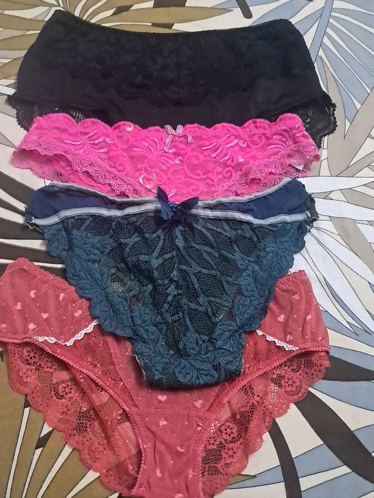 combo Of Four Imported Fabric  Panty