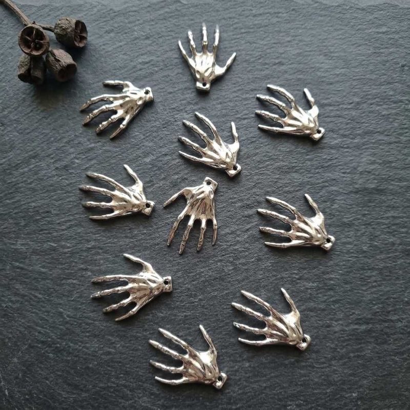 Skeleton Hand Charms for Jewelry Making