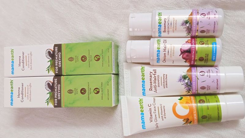 BUY🤩2 GET ONE 🆓FREE(BUY MAMAEARTH HENNA CONDITIO