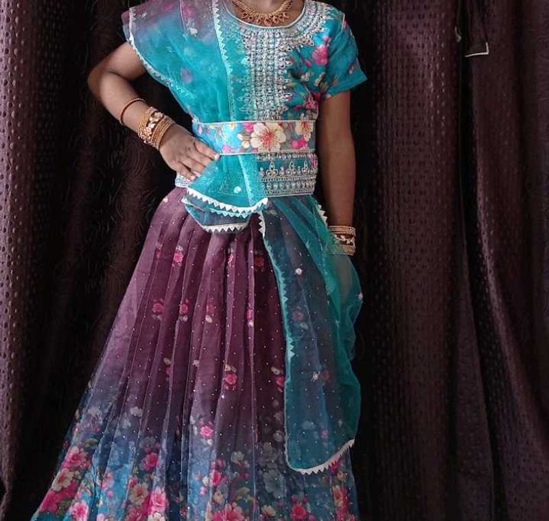 Beautiful Floral Lehenga Choli Set