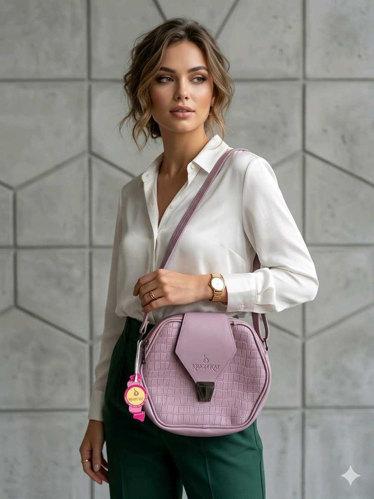 Stylish Hexagonal Crossbody Bag