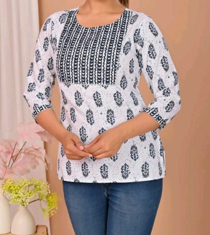 Stylish Printed Kurti Top