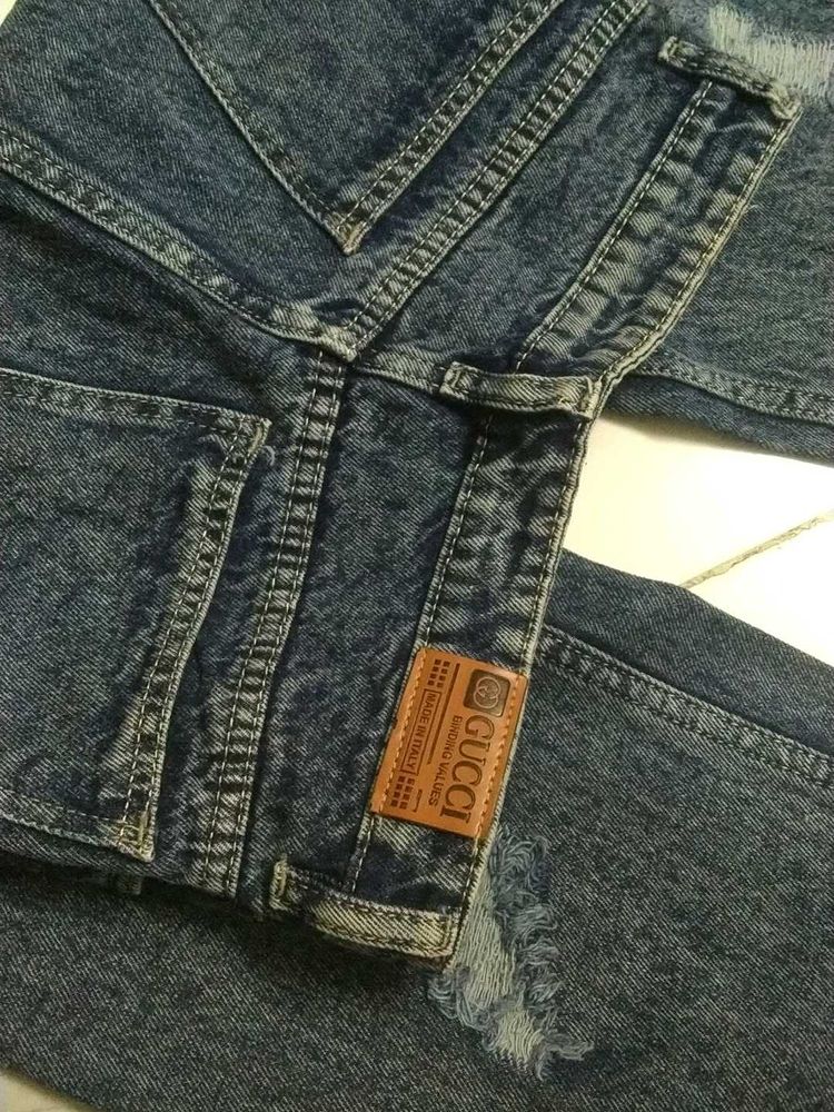 Gucci Distressed Denim Jeans