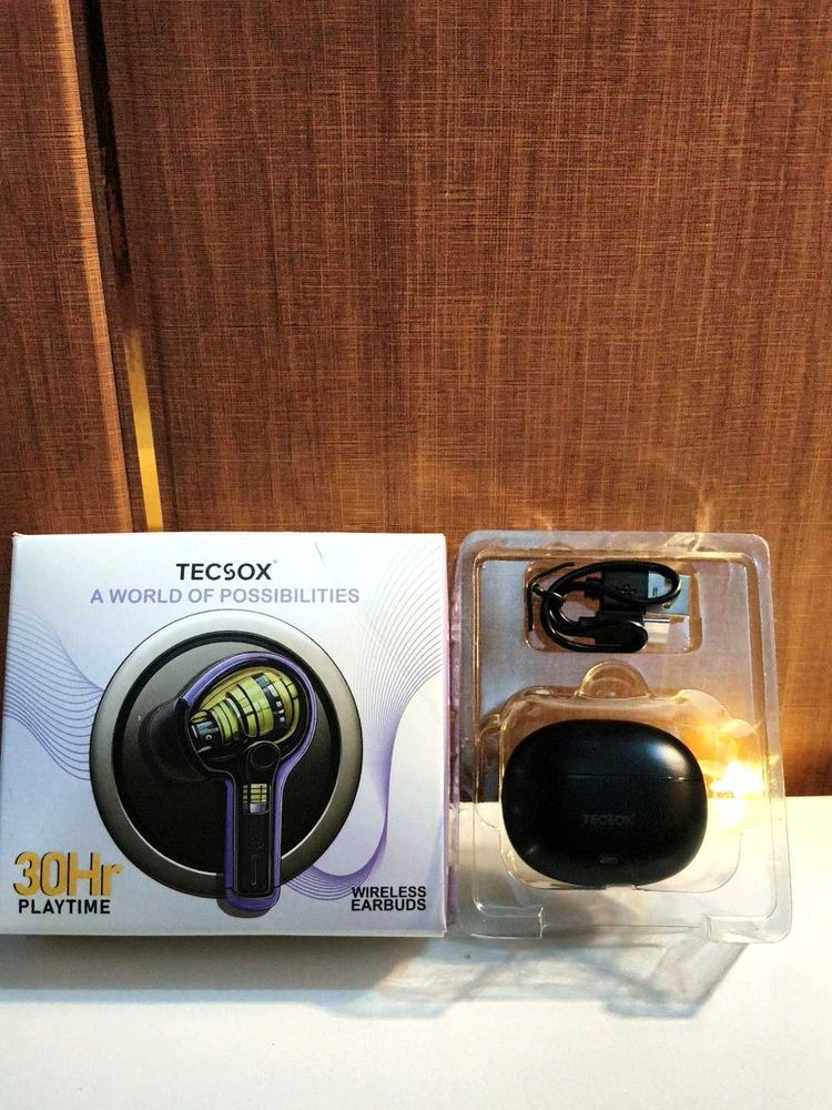 tecsozx wireless earbuds (30hr playtime)