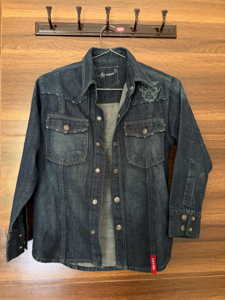 Boys Denim Western Shirt