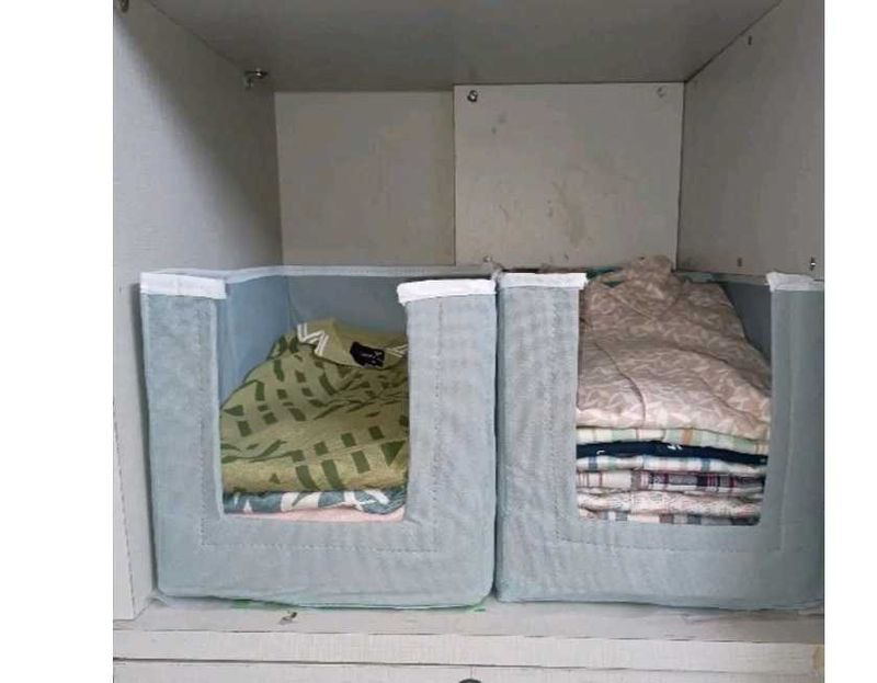 pack of 2 Fabric Storage Box Organizer