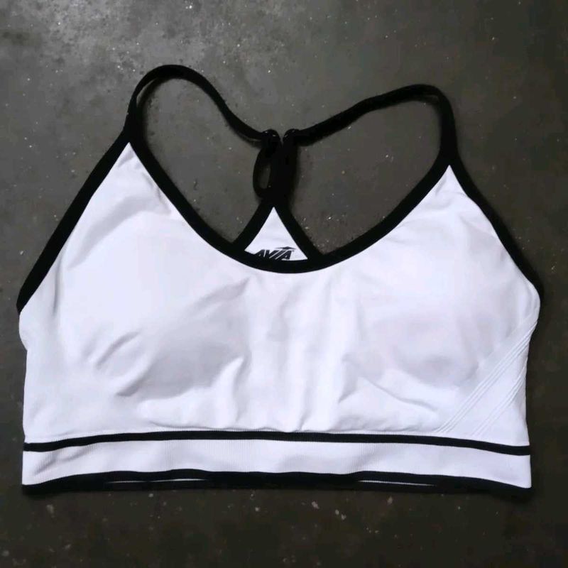 Avia White Sports Bra