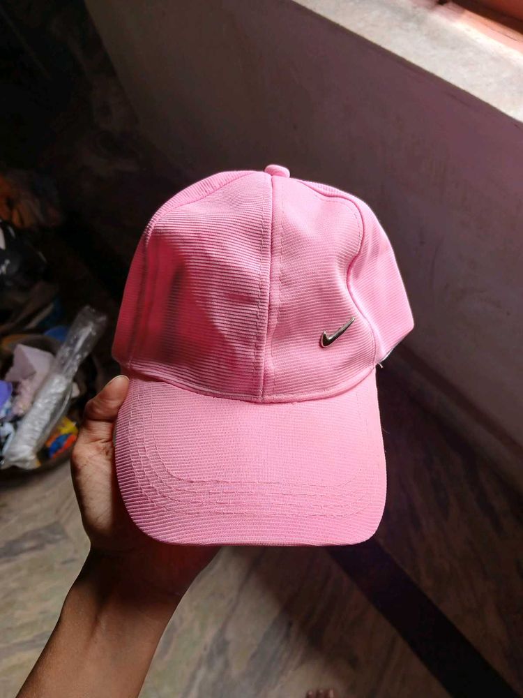 Vibrant Baby Pink Unisex Baseball Cap
