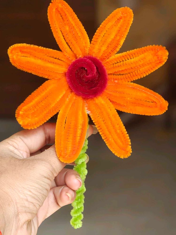 Handmade Pipe Cleaner Flower