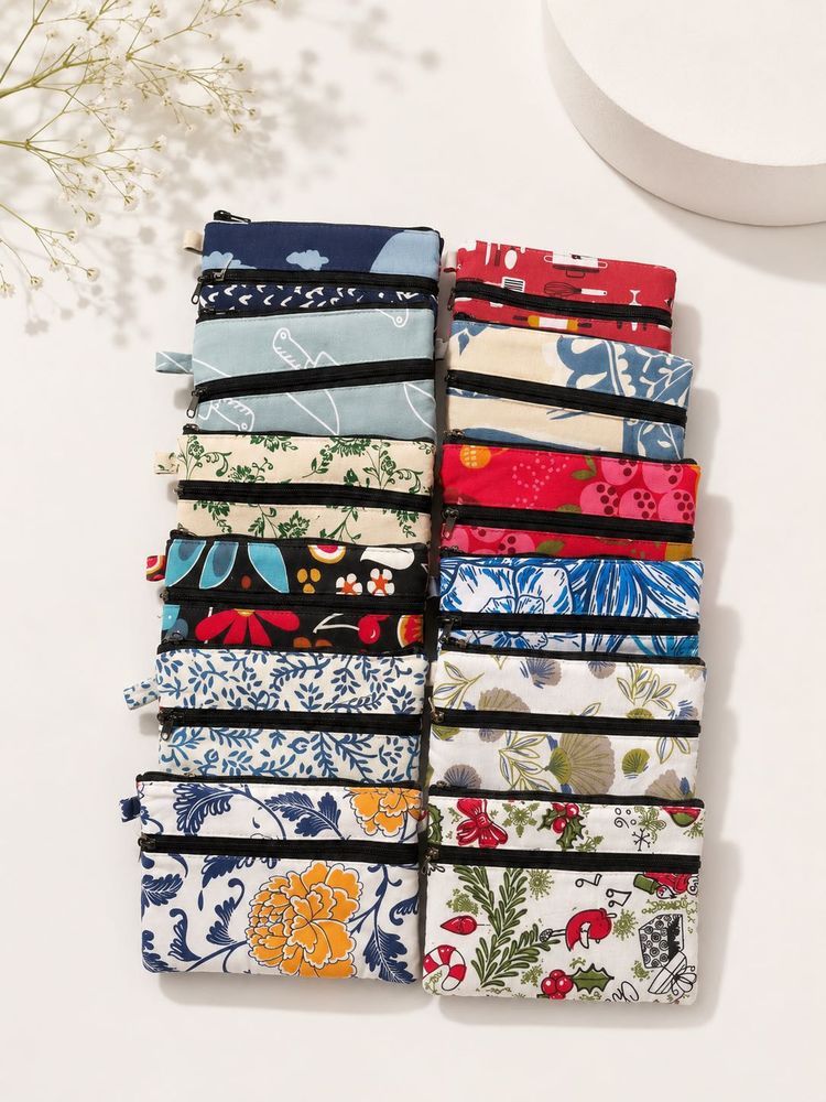 Small Zipper Pouches ( Pack of 2 Assorted)