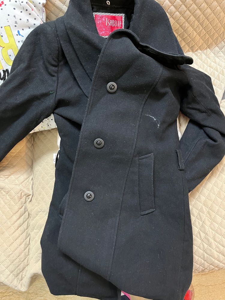 Black Overcoat Size M