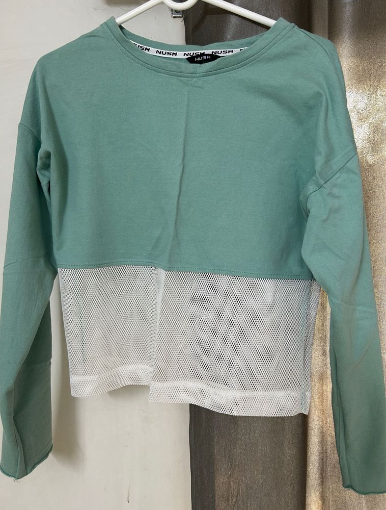 NUSH mesh crop top