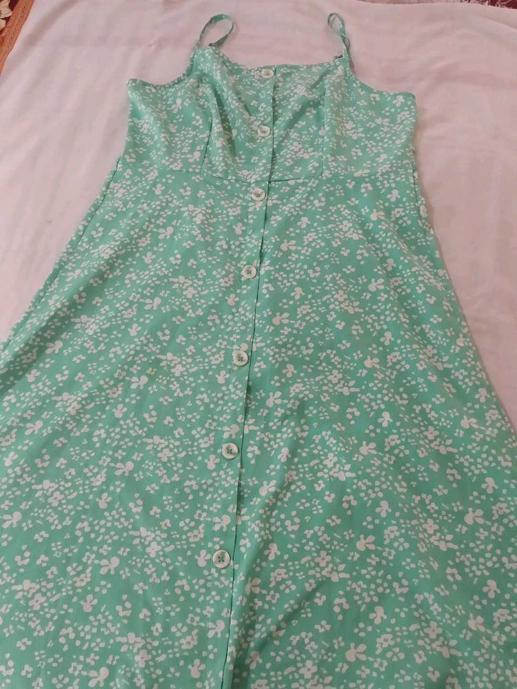 Cute Floral Print Summer Dress