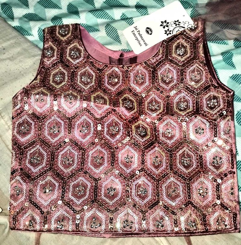 Stunning Sequined Hexagon Blouse