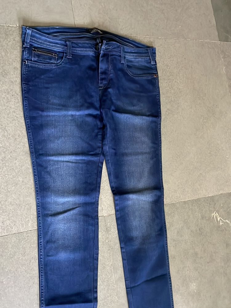 Original Wrangler Dark Blue Denim Jeans