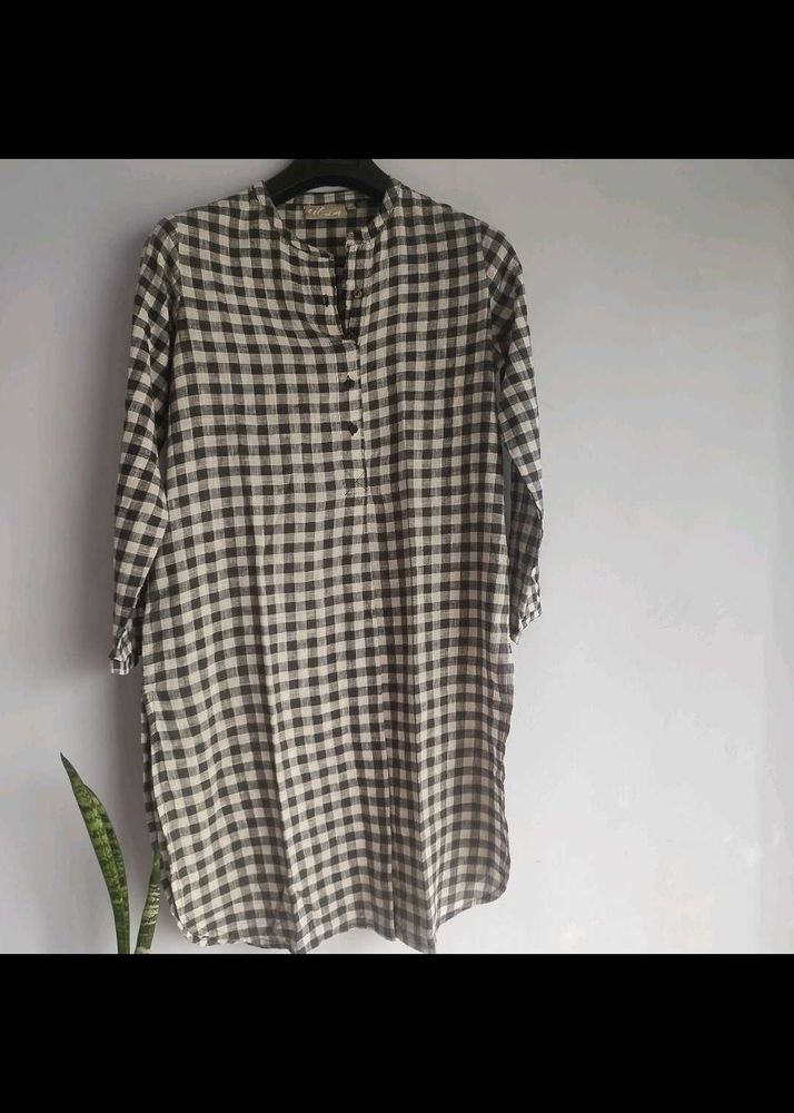 UTSA gingham top