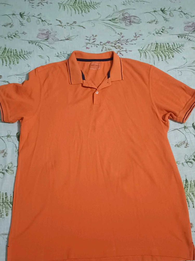 Men's Orange Polo T-Shirt