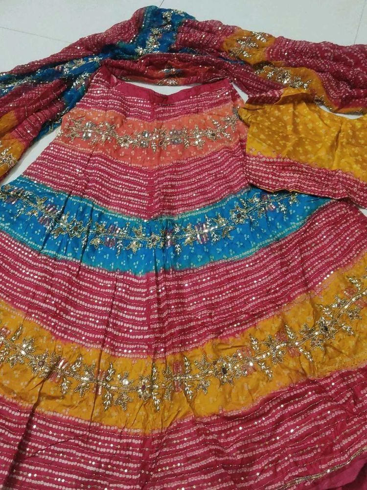 Bandhej Lehanga Choli
