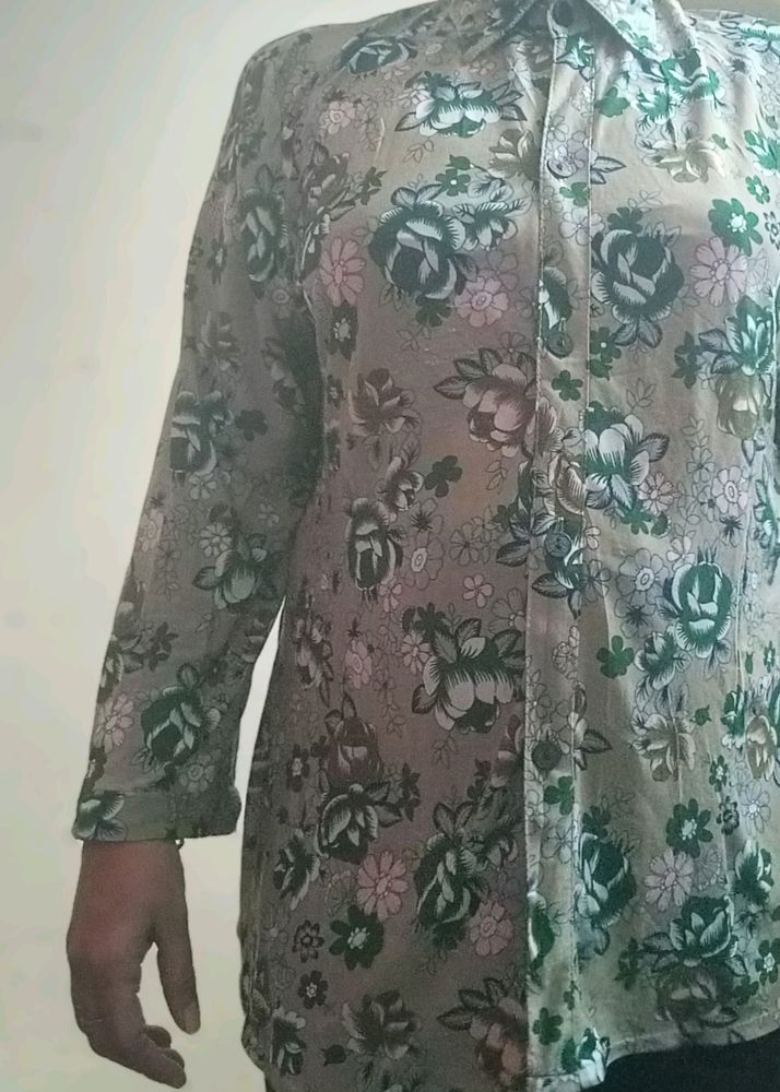 Green Flower Tshirt