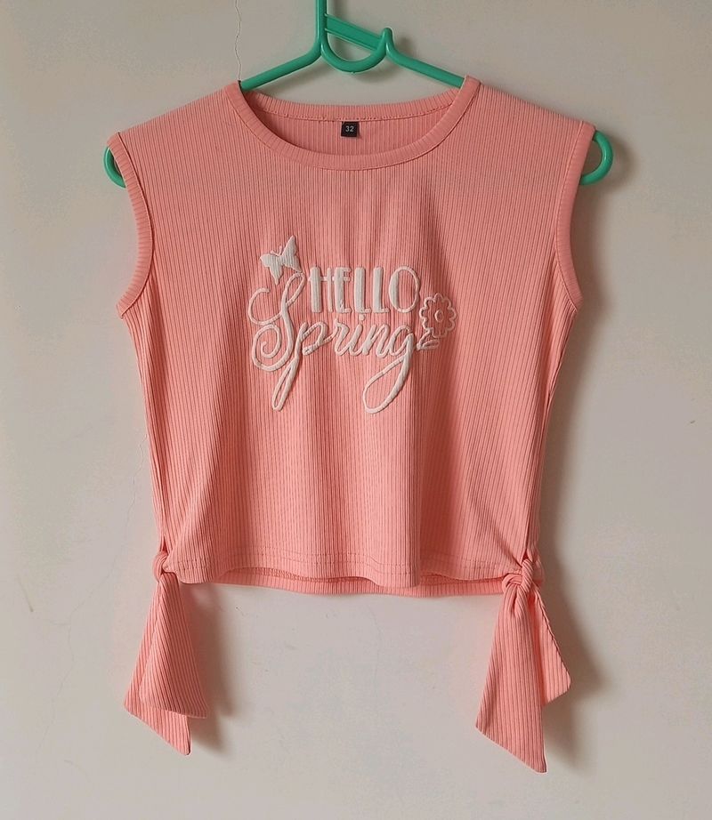 Peace Pink Top