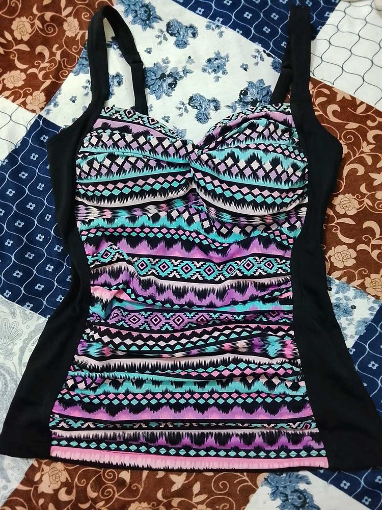 Boho Tribal Print Bikini Top