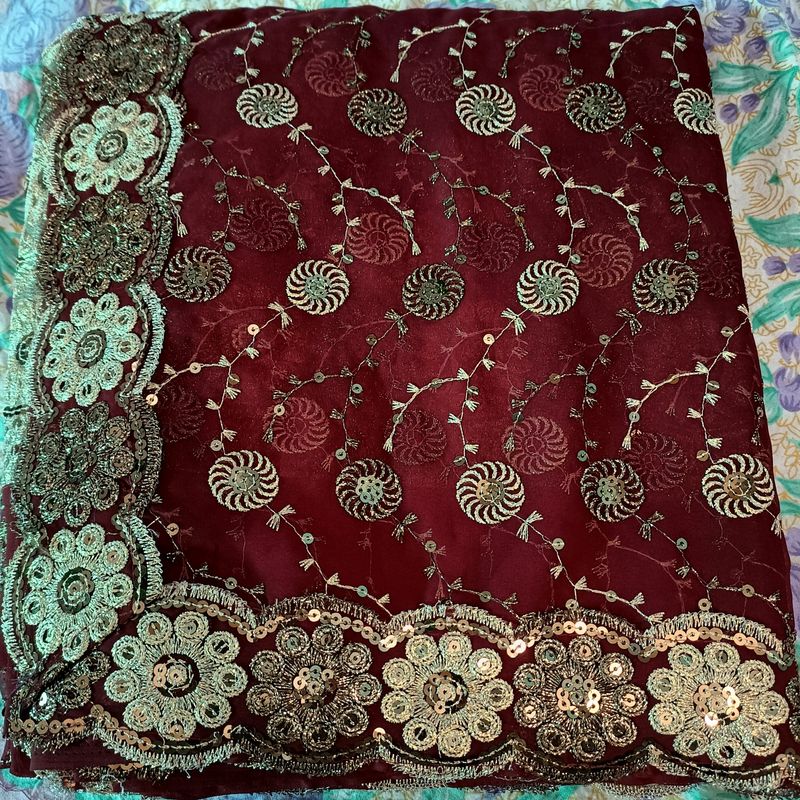 Beautiful Bridal Lehenga Saree