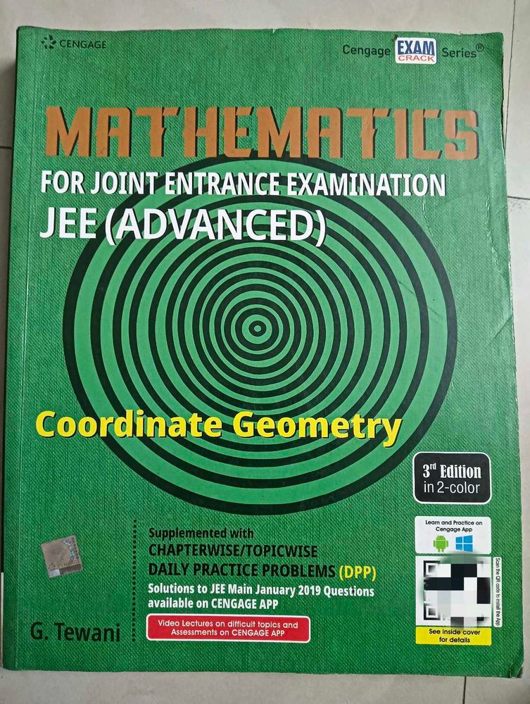 Cengage Maths JEE advanced Coordinate Geometry