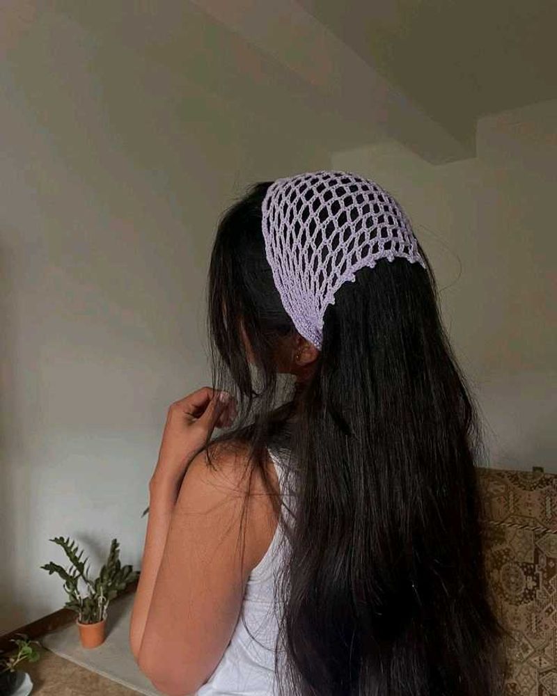 Crochet Hair Scarf Headband