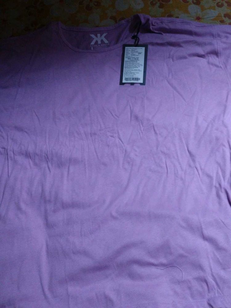 Lavender Crew Neck T-Shirt