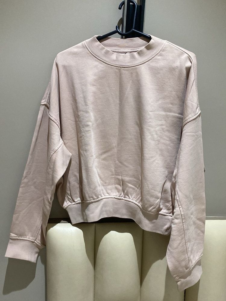 HM Light Pink Sweatshirt