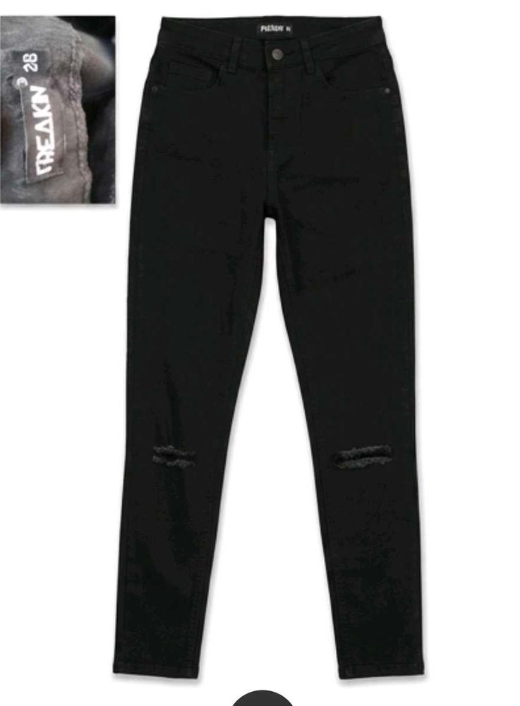 Black Ripped Skinny Jeans