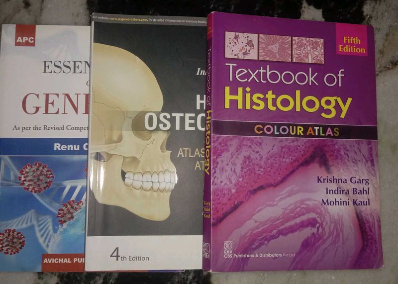 Genetics, osteology, histology Medical Textbooks B