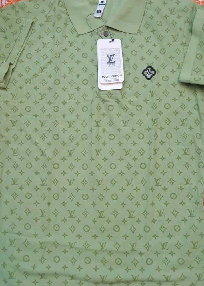 First Copy Men's Designer Monogram Polo Shirt