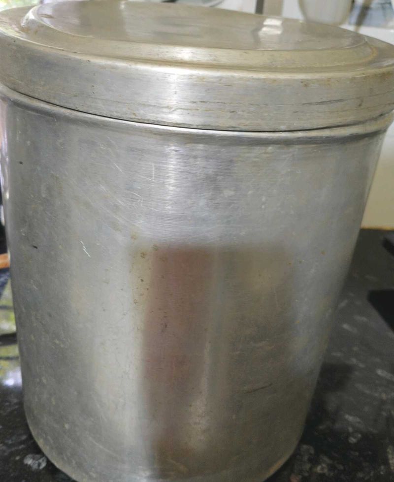 3 Vintage Aluminum Storage Container