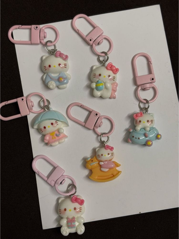 [Any-1] Cute Mini Hello Kitty Keycharm