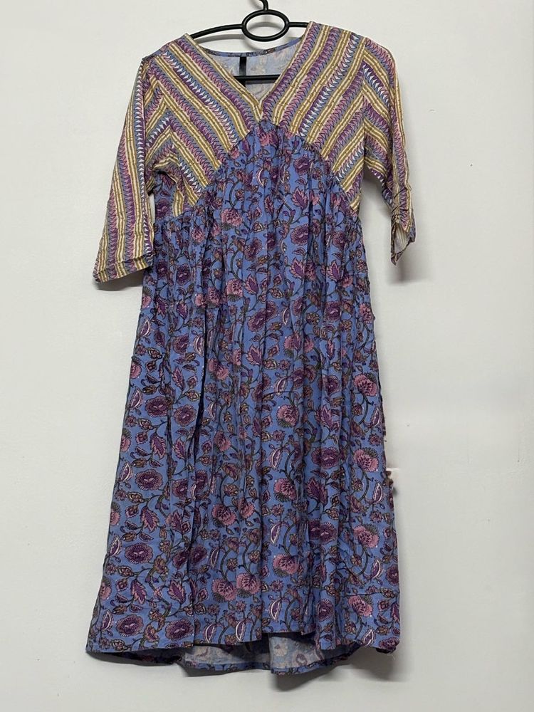 Beautiful Floral Print Maxi Dress
