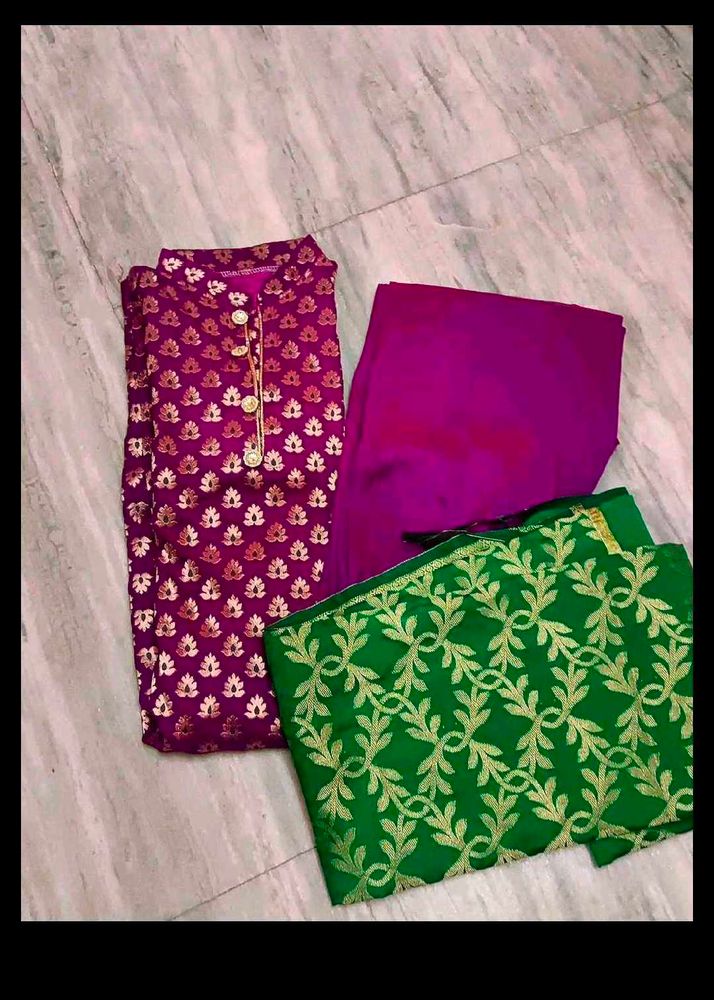 Elegant Brocade Kurta Set