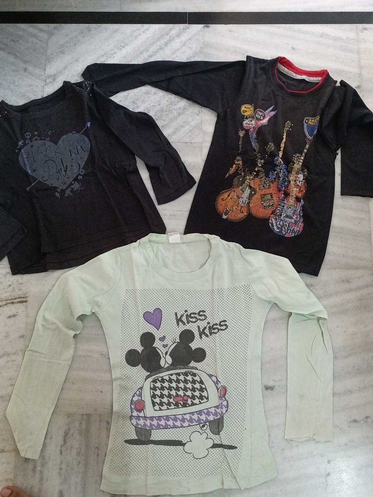 Bundle of 3 Long Sleeve T-Shirts