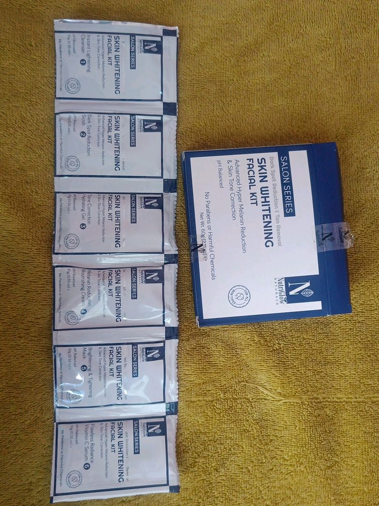 Nutriglow Skin Whitening Facial Kit All Types Ski