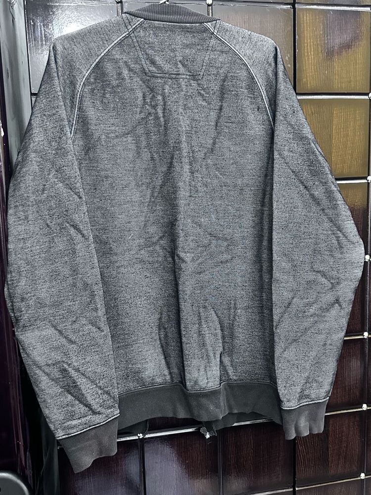 Men's Grey Bomber Jacket