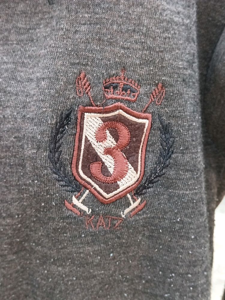 Embroidered Crest Sweatshirt