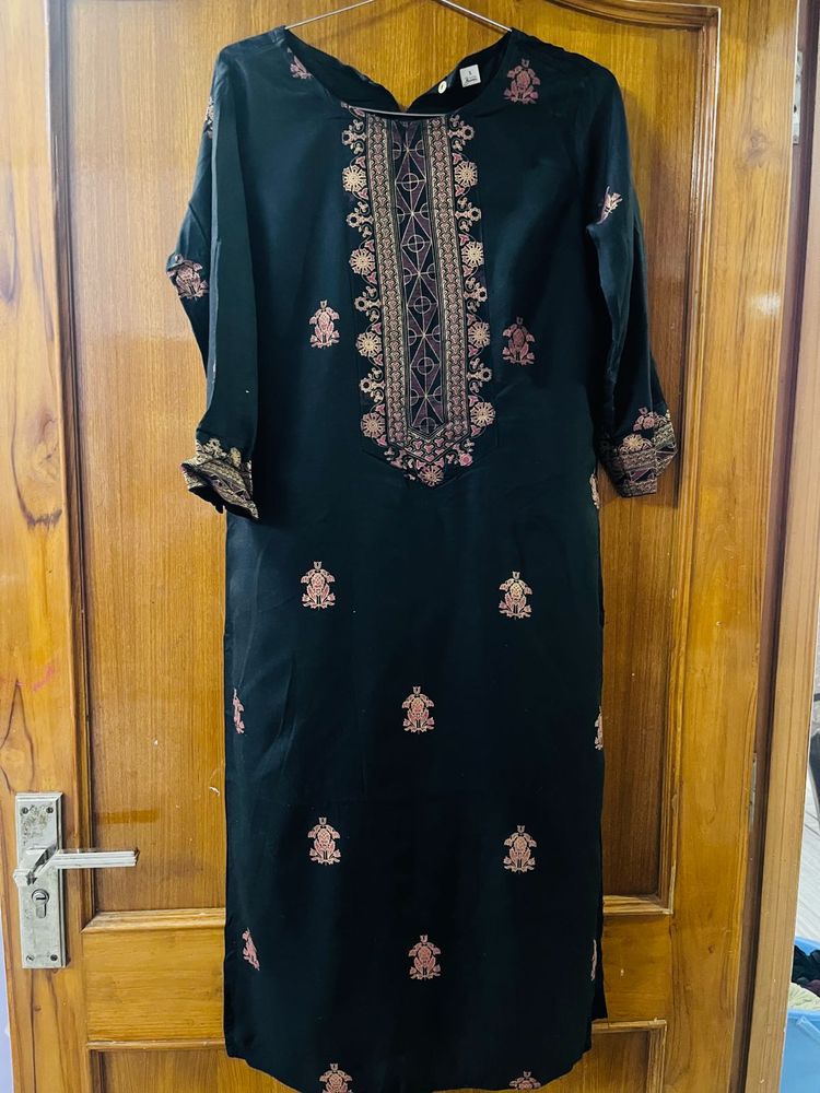 Black Kurta and pant