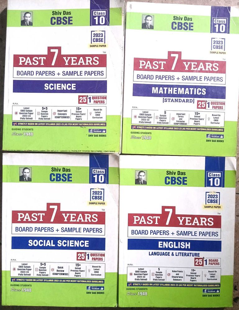 Class 10 CBSE Past 7 Years Board Papers