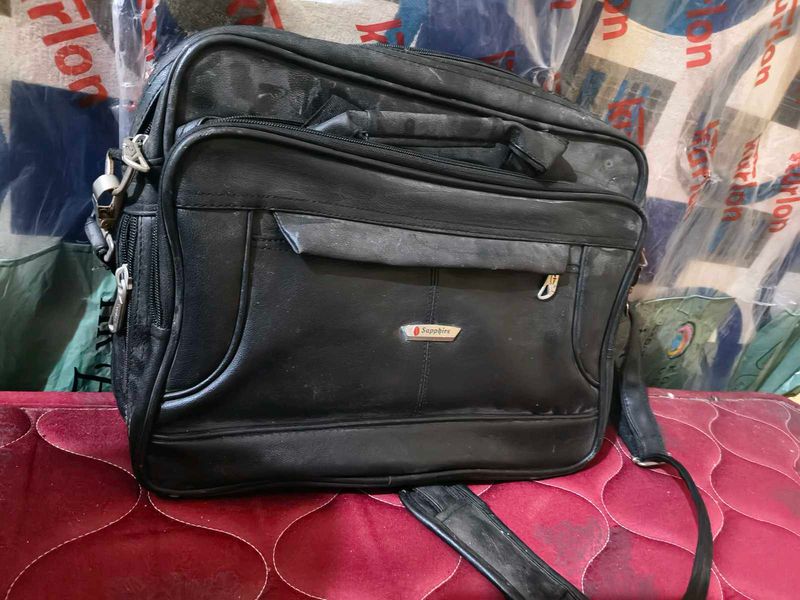 Laptop / office leather bag