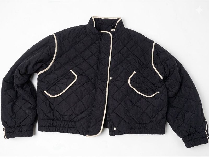 Quilted Bomber Jacket