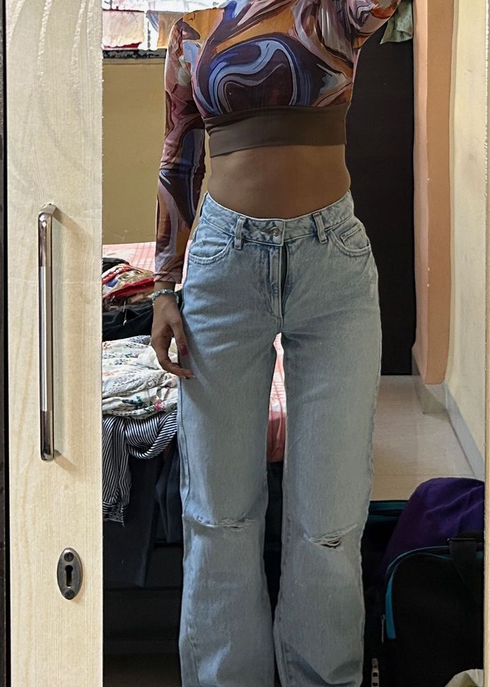 Denim Ripped Jeans
