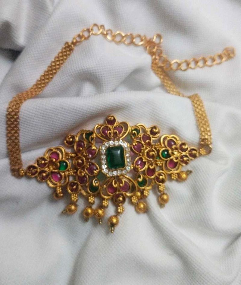 Kids choker Statement Gold-Toned Necklace