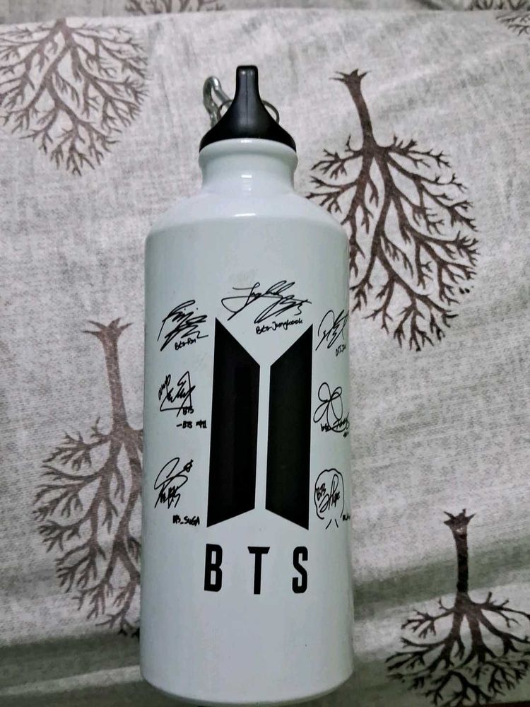 BTS Official Autographed Water Bottle