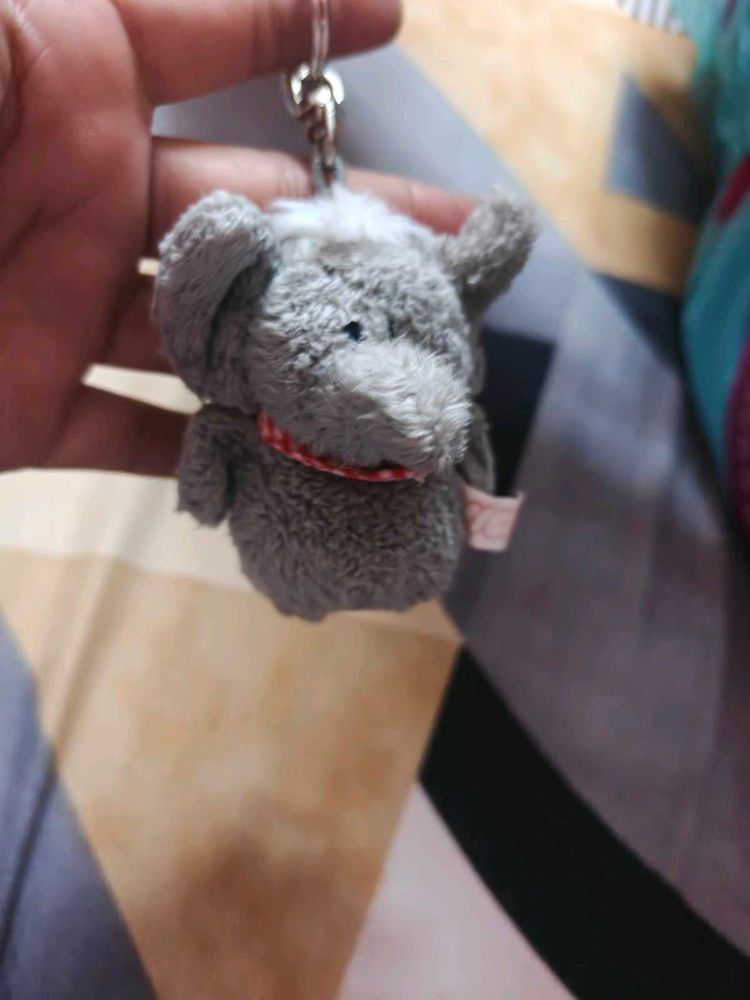 Cute Elephant Keychain Plush Toy