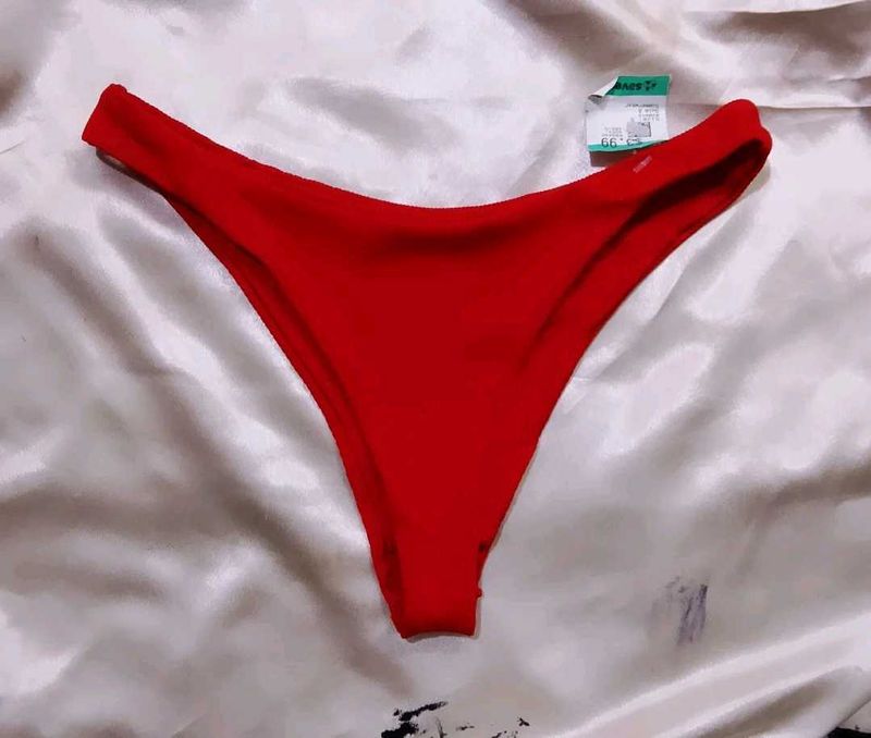 Red Bikini Bottom - New with Tag